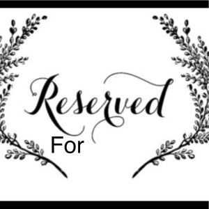 Reserved for Teresa Guzman
